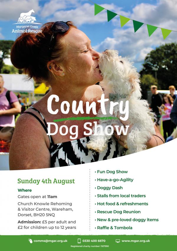 Country Dog Show Poster 2024